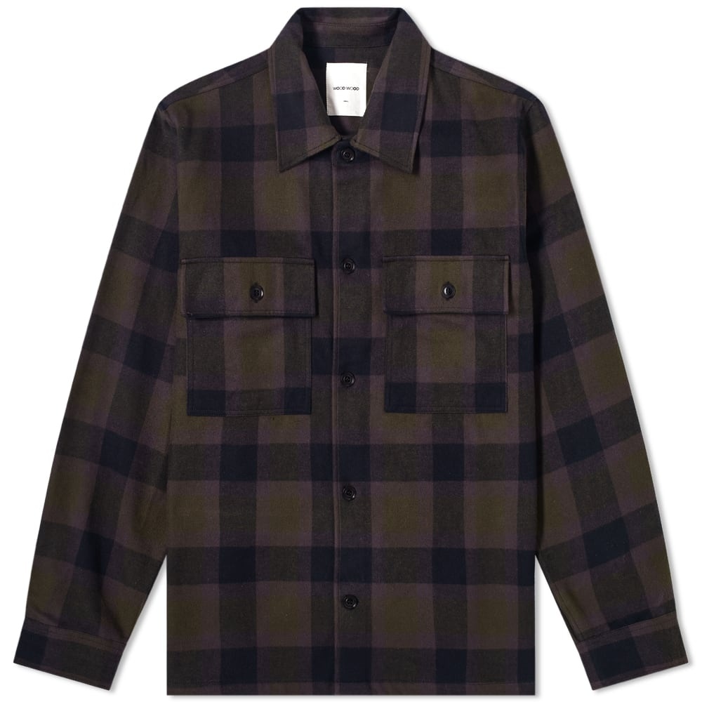 Wood Wood Franco Check Overshirt - 1