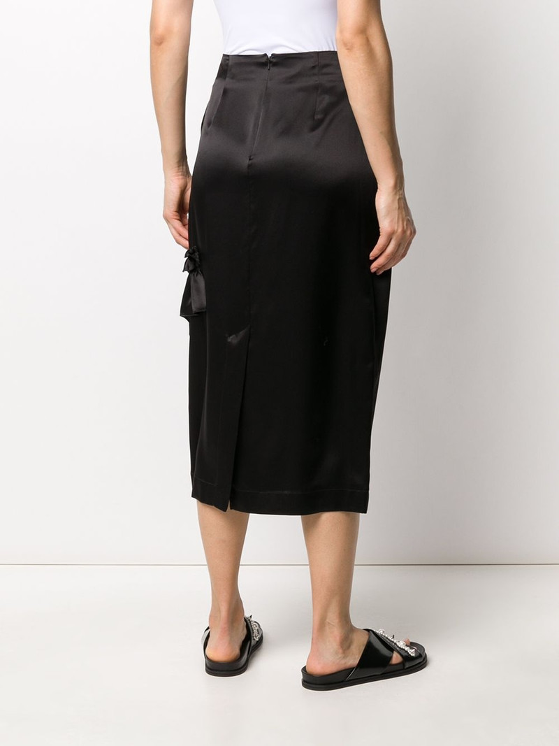 cut-out ruffle detail skirt 4