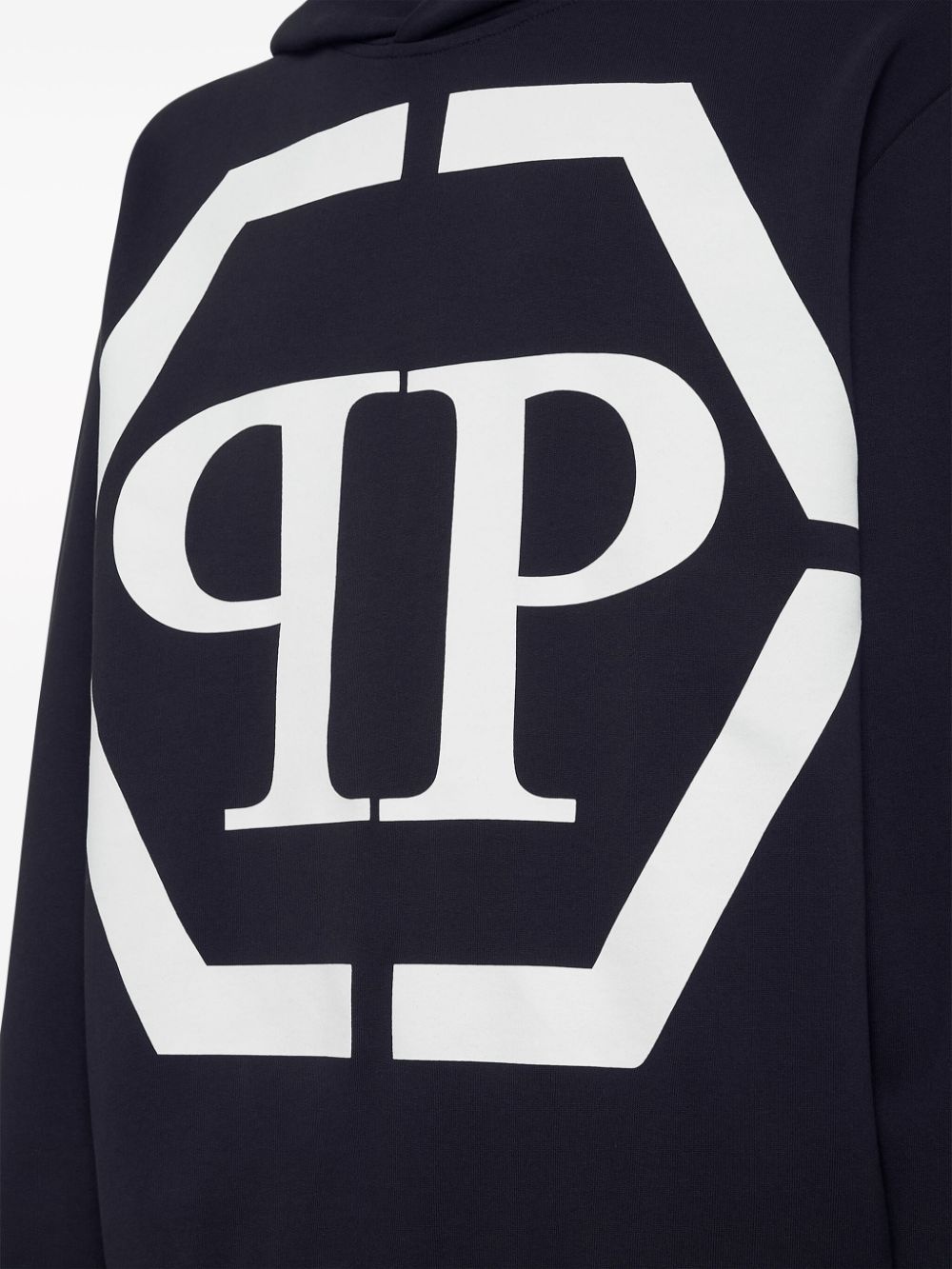 Hexagon cotton hoodie - 3