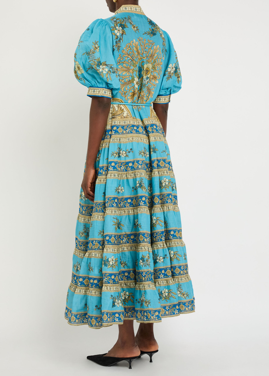 Alemais Cassie Printed Woven Midi Dress - 3