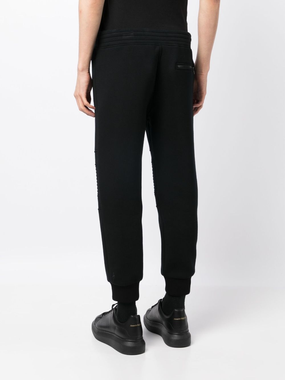 low-rise elasticated track pants - 4