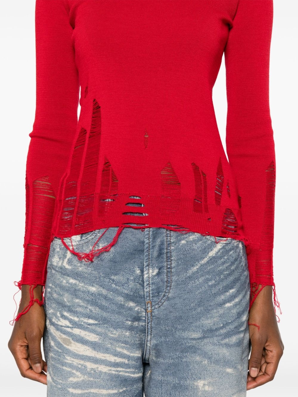 distressed sweater - 5