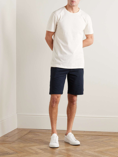 Paul Smith Straight-Leg Grosgrain-Trimmed Cotton-Jersey Drawstring Shorts outlook