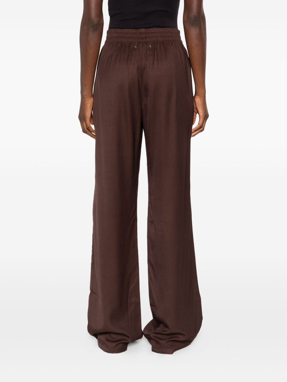 elasticated-waistband track pants - 4