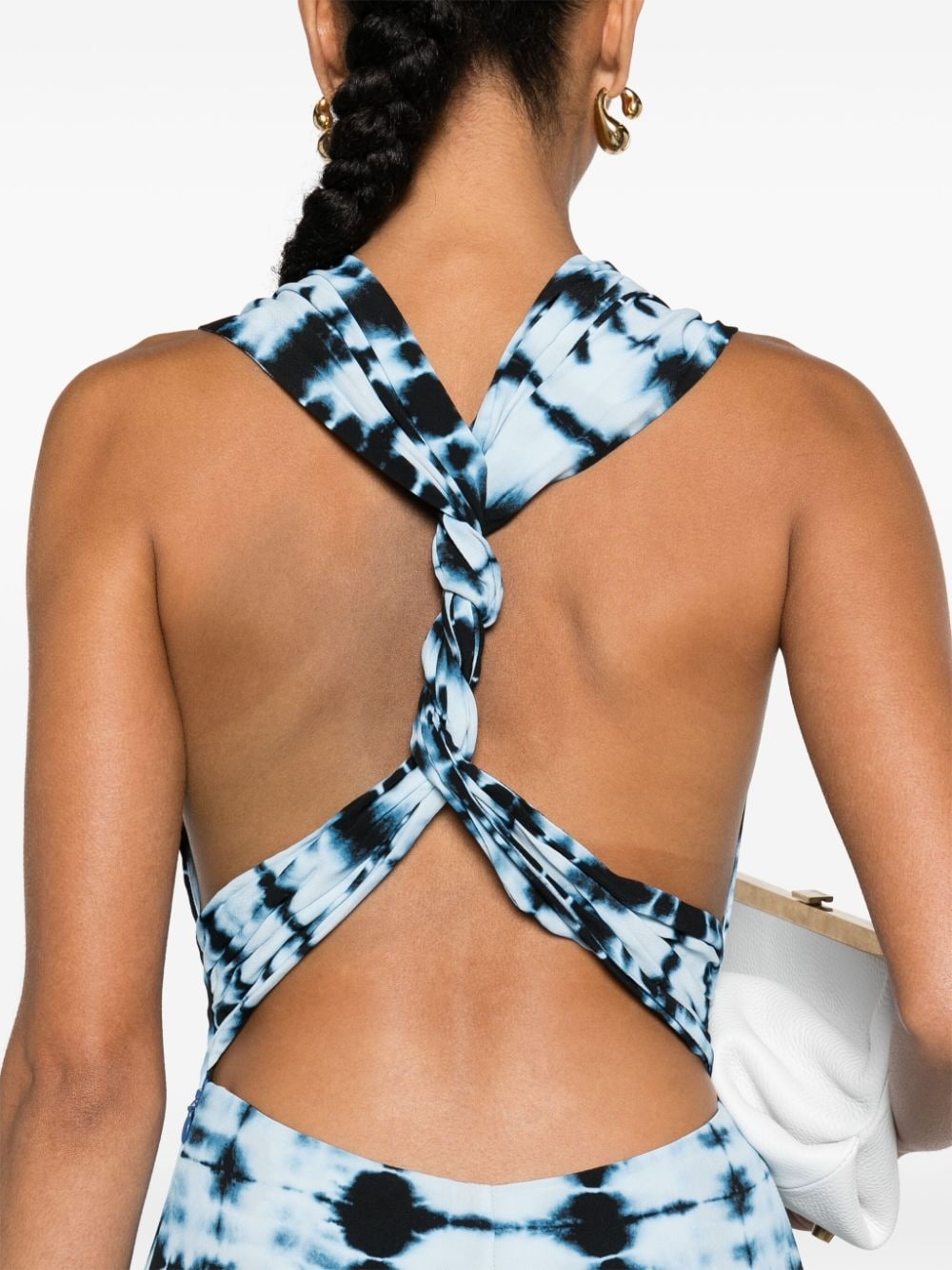 Simone tie-dye midi dress - 5