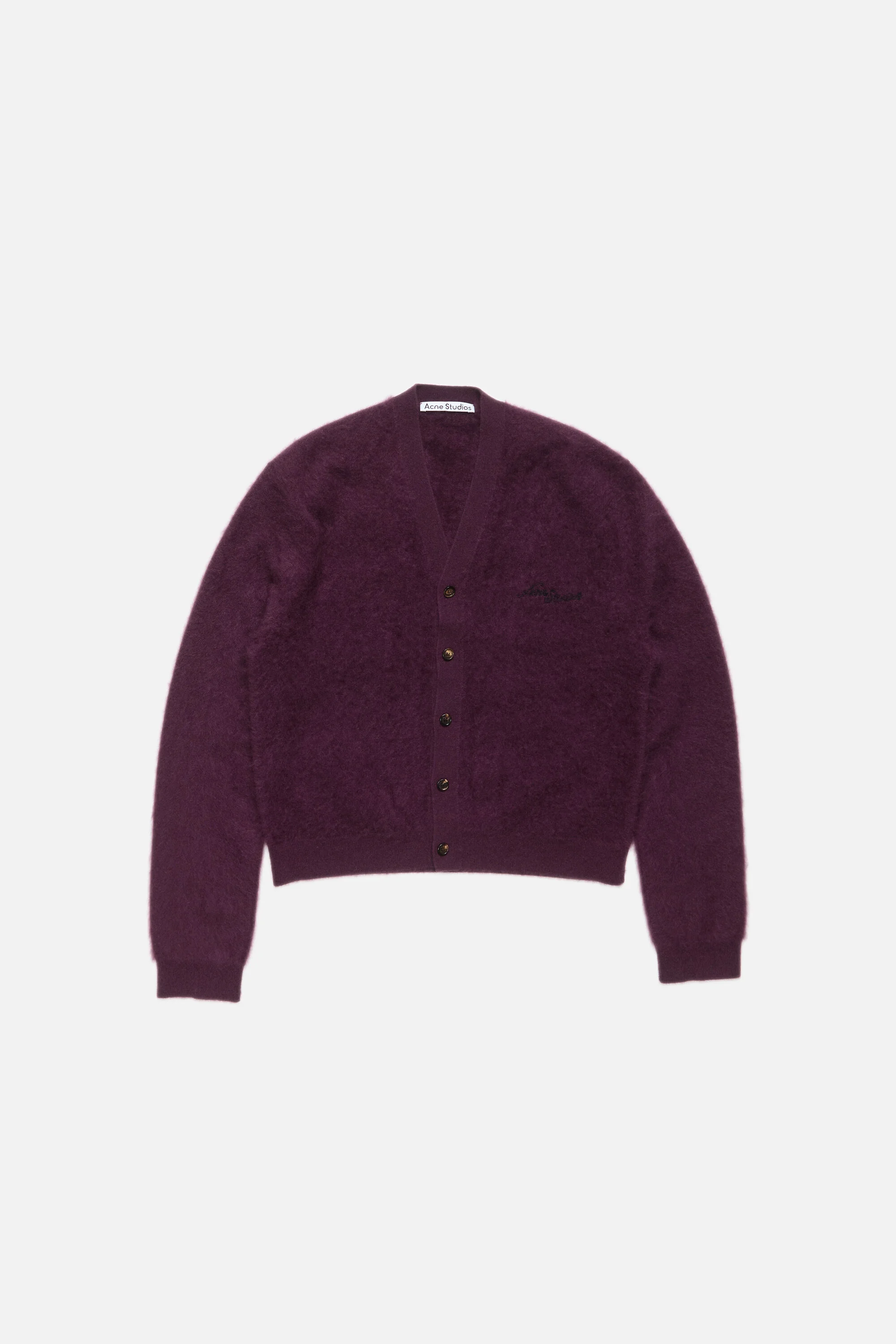 Cashmere cardigan - Wine red - 1