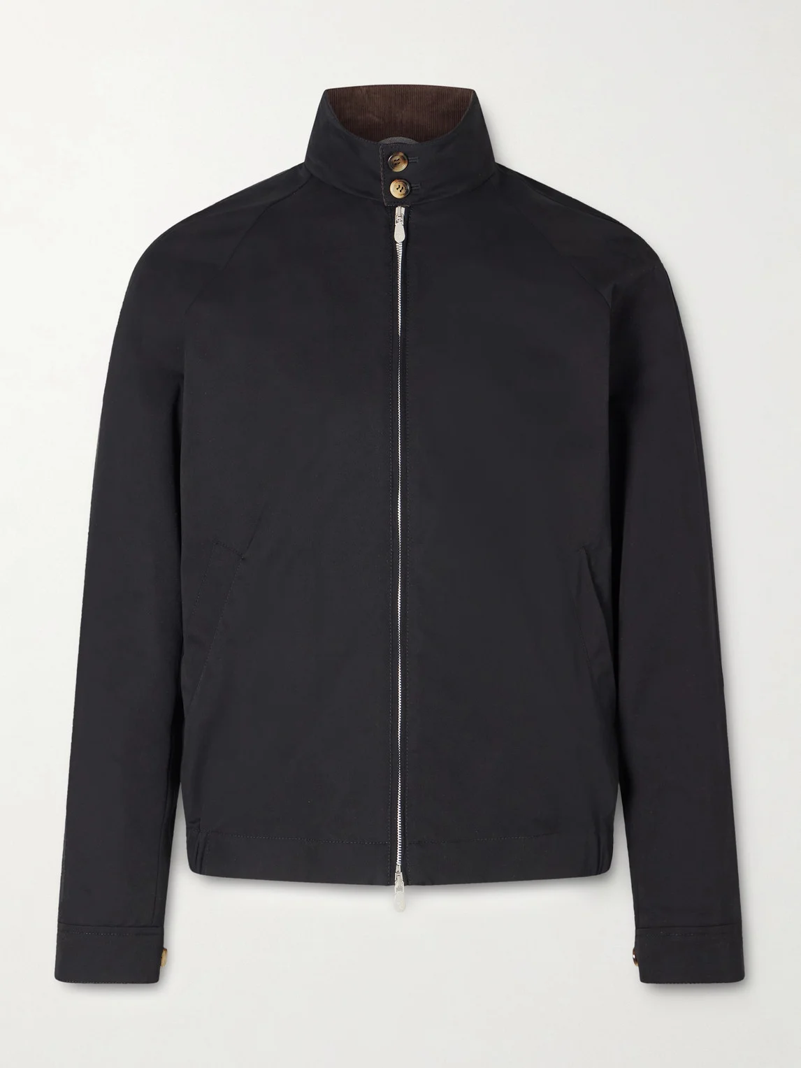 Cotton-Blend Twill Bomber Jacket - 1