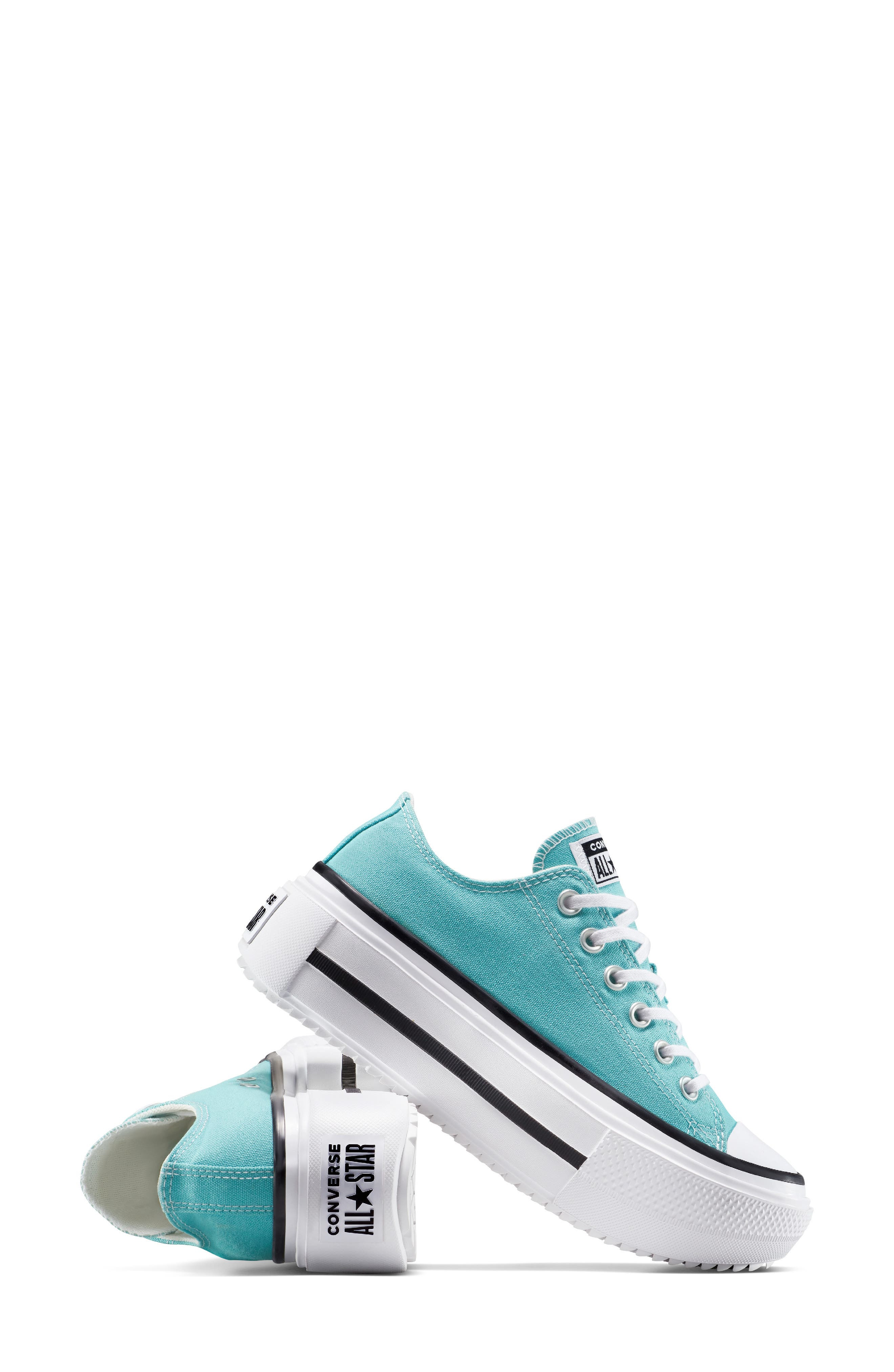 Converse Gender Inclusive Chuck Taylor All Star Lift Double Stack Low Top Platform Sneaker in Deja B - 5