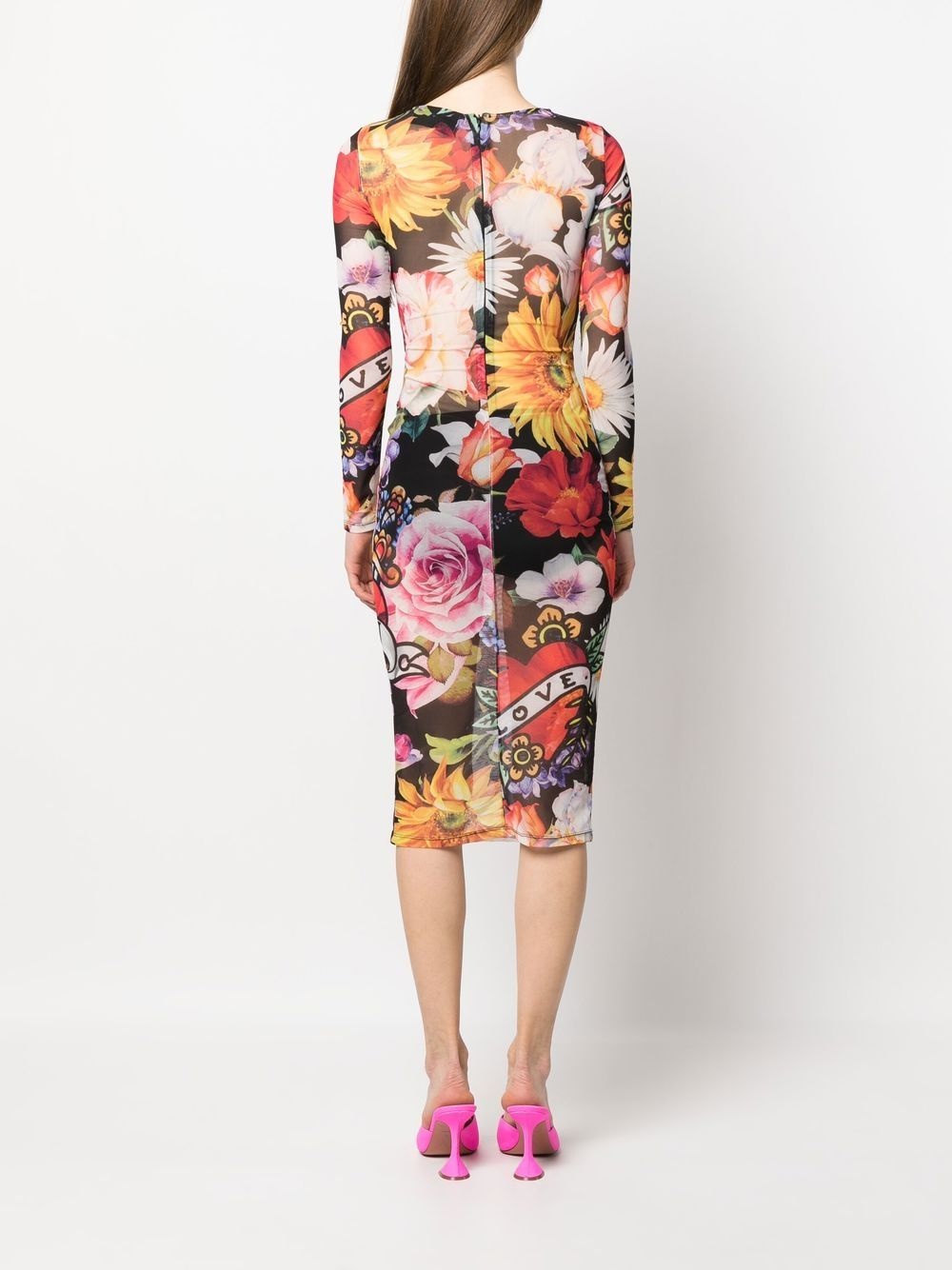 Love Flowers midi dress - 4