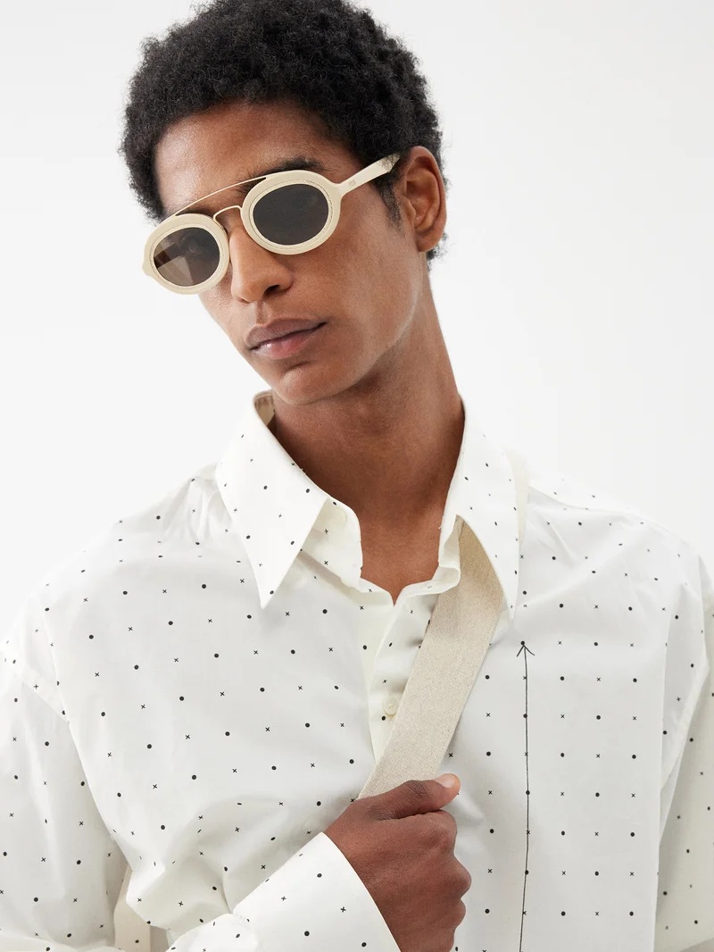 FF Around round acetate sunglasses - 1