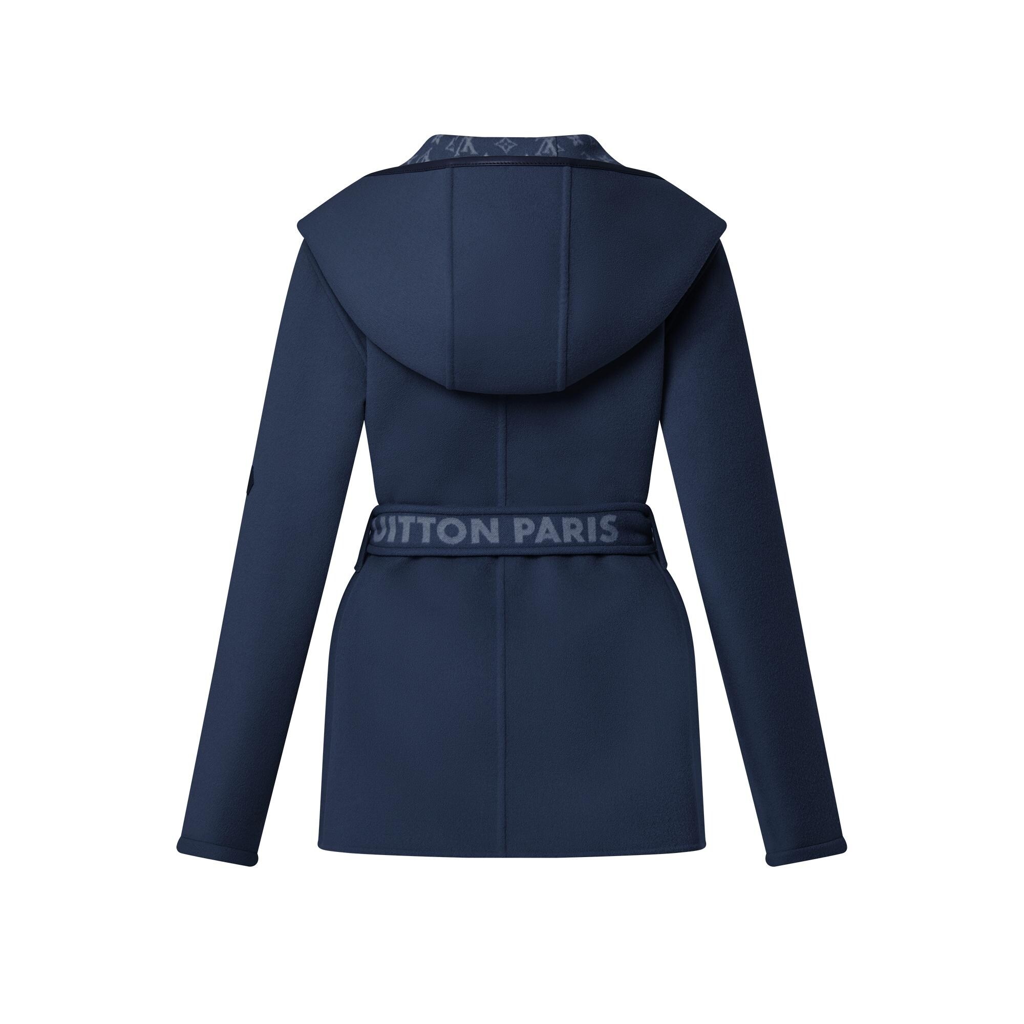 Signature Double Face Short Wrap Coat - 3