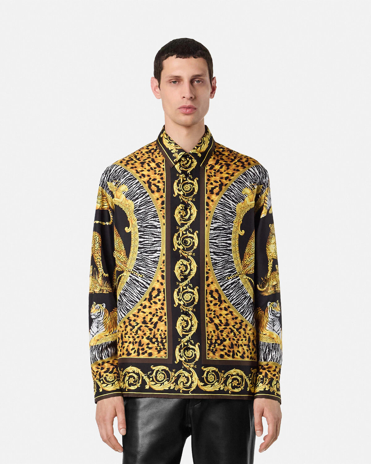 Wild Cats Silk Shirt - 4
