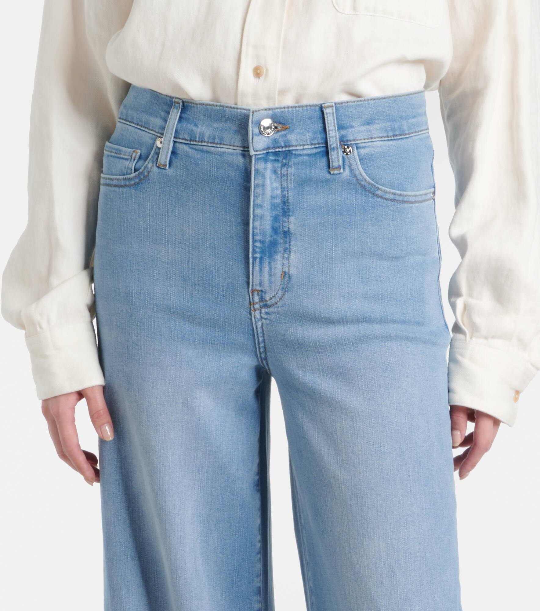 Le Slim Palazzo flared jeans - 4