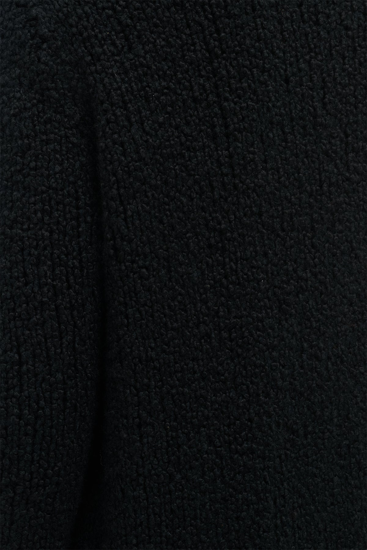 Uxia Knit Cardigan in Black Cashmere Boucle - 6