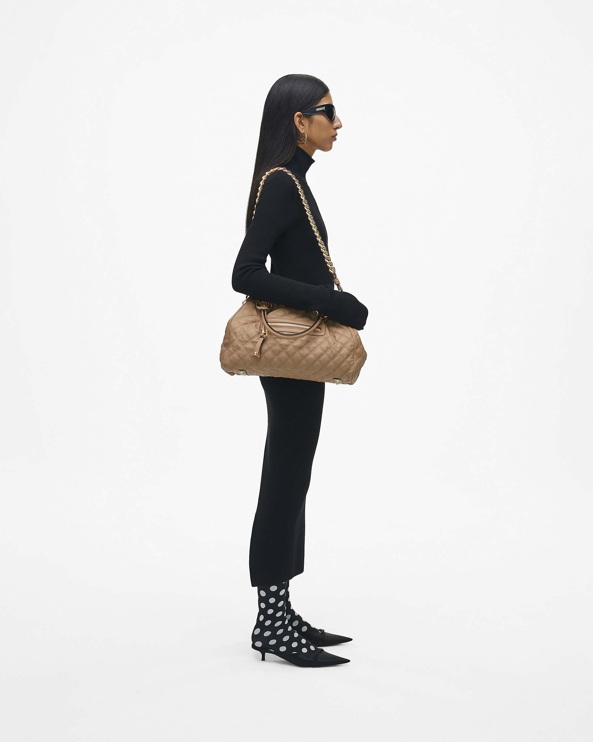 RE-EDITION QUILTED LEATHER STAM BAG - 8