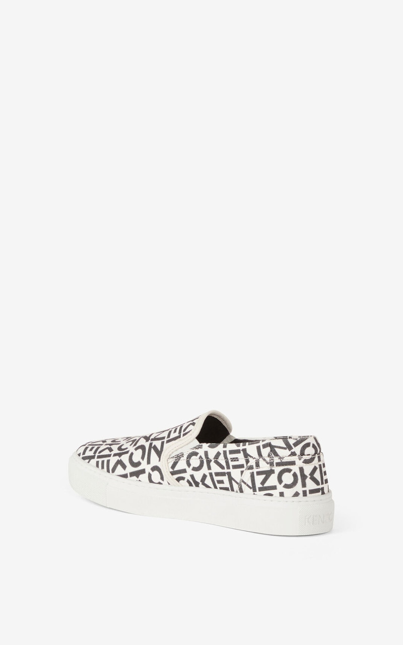 KENZO K-Skate Monogram laceless trainers outlook
