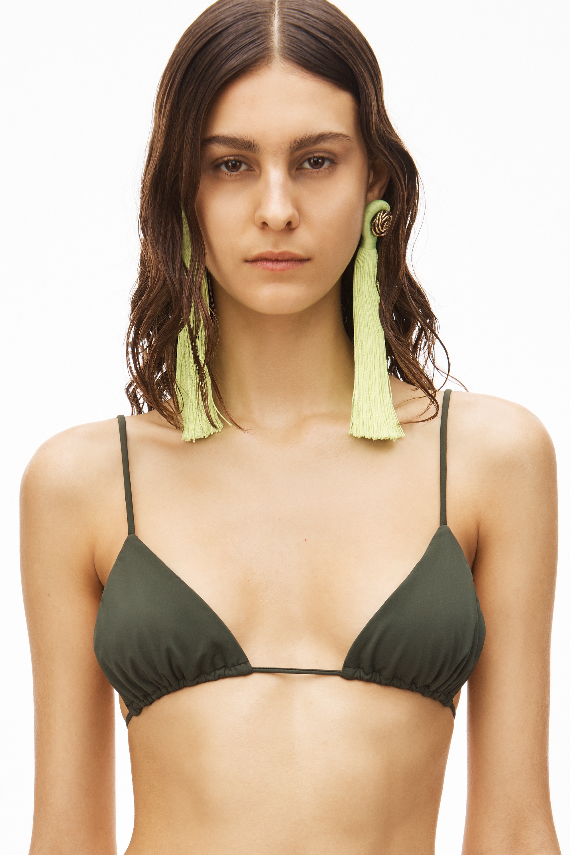 CRYSTAL CHARM BIKINI TOP IN JERSEY - 3