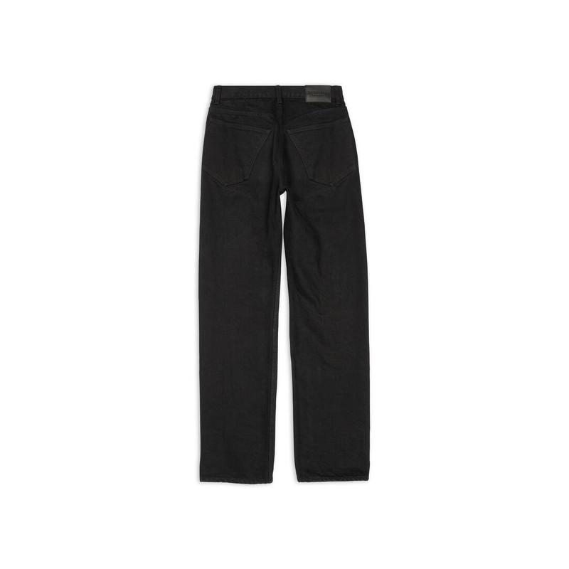 Men's Relaxed Jeans in Black 6