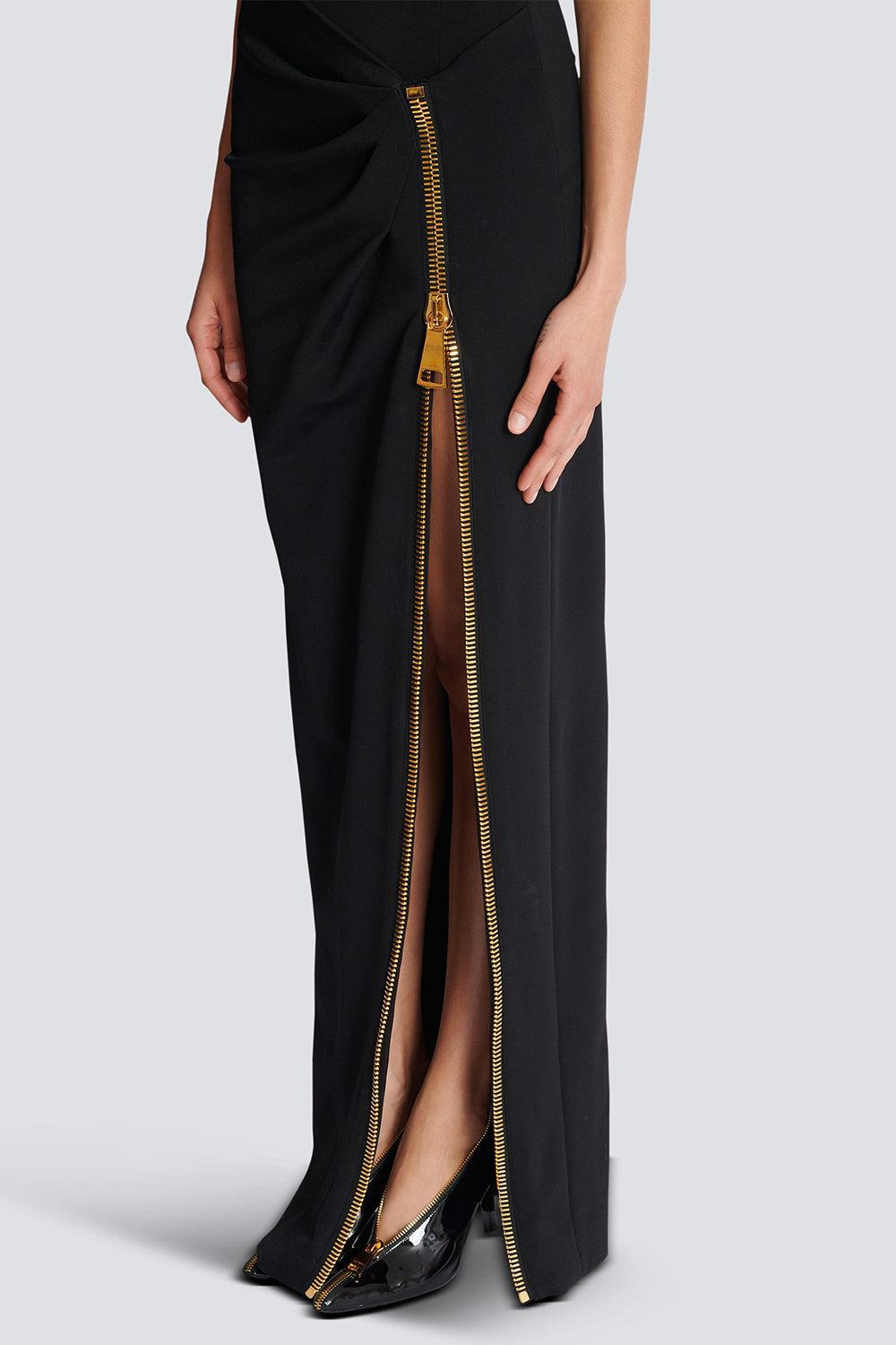 Zip Slit Dress - 5