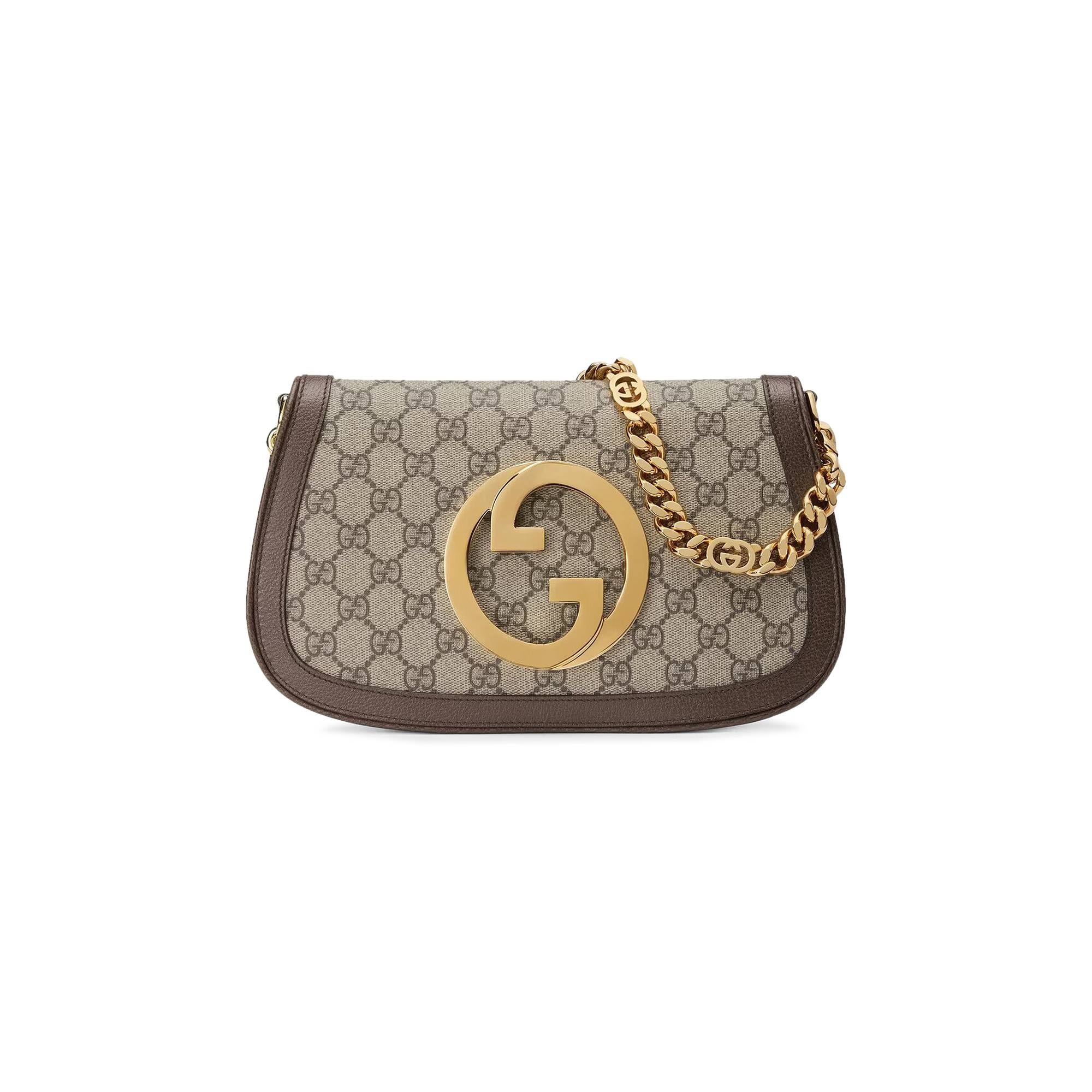 Gucci Blondie Shoulder Bag 'Beige/Ebony Supreme' - 1