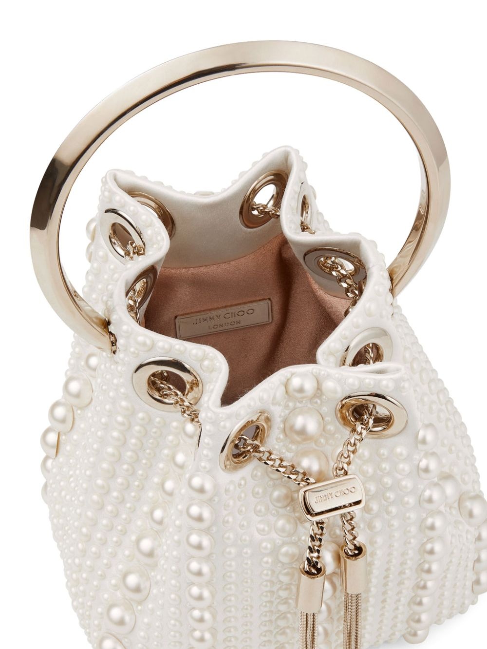 Bon Bon pearl-embellished mini bag - 6