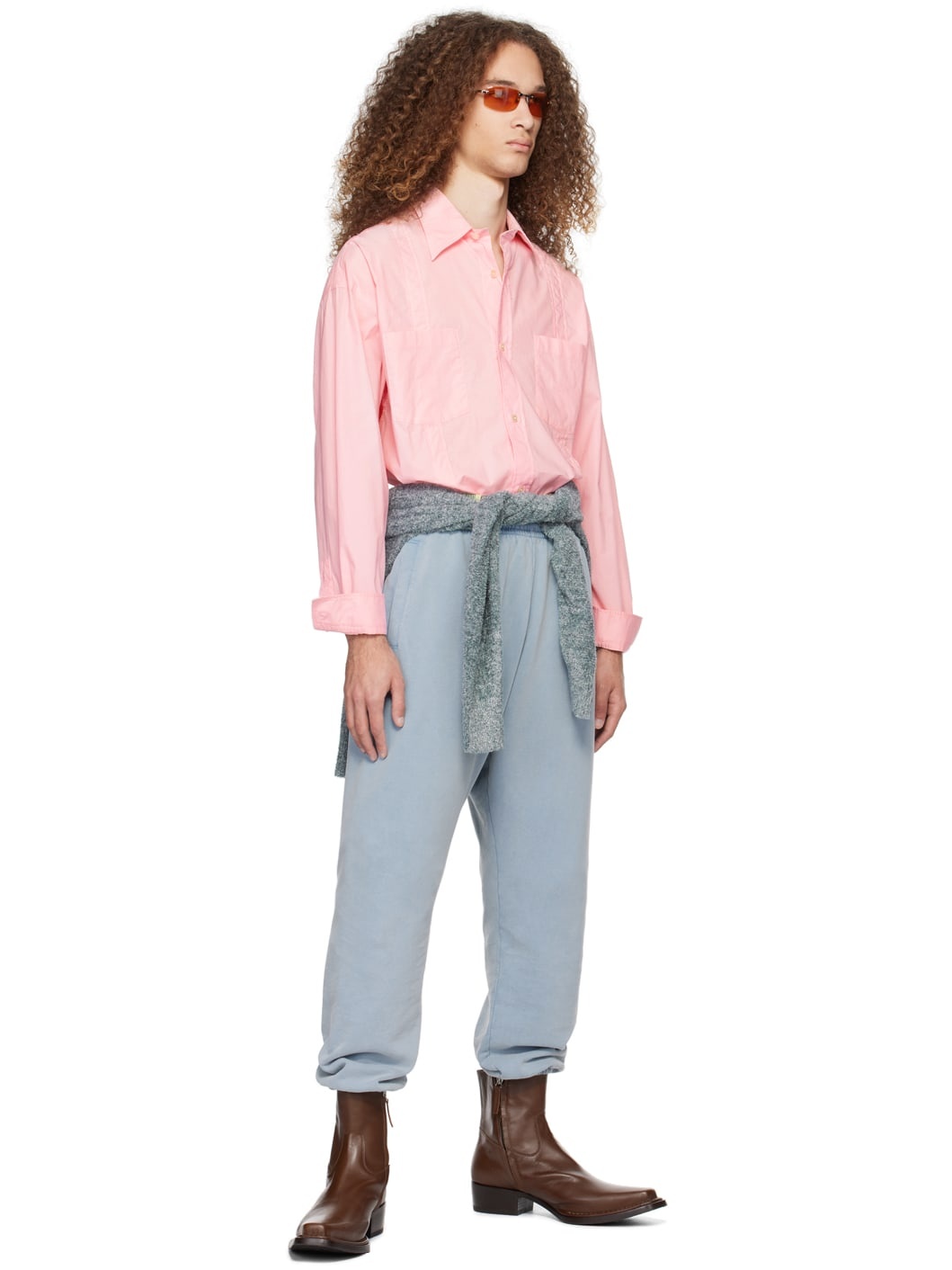 Pink Button-Up Shirt - 5