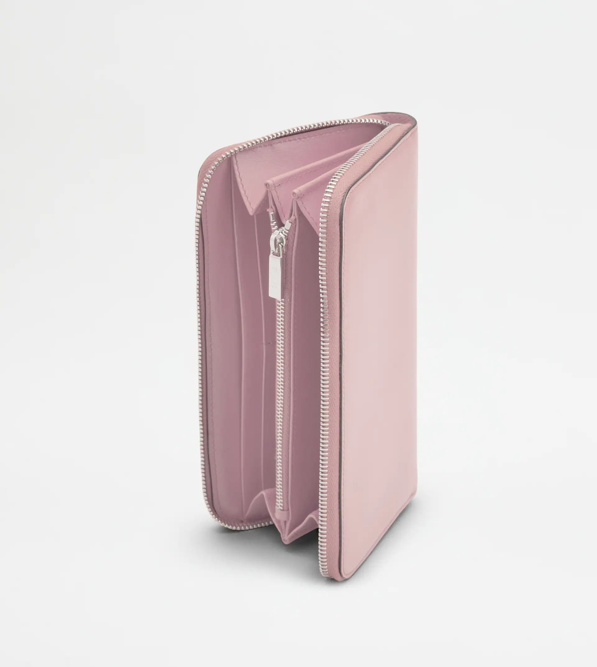 WALLET IN LEATHER - PINK - 2