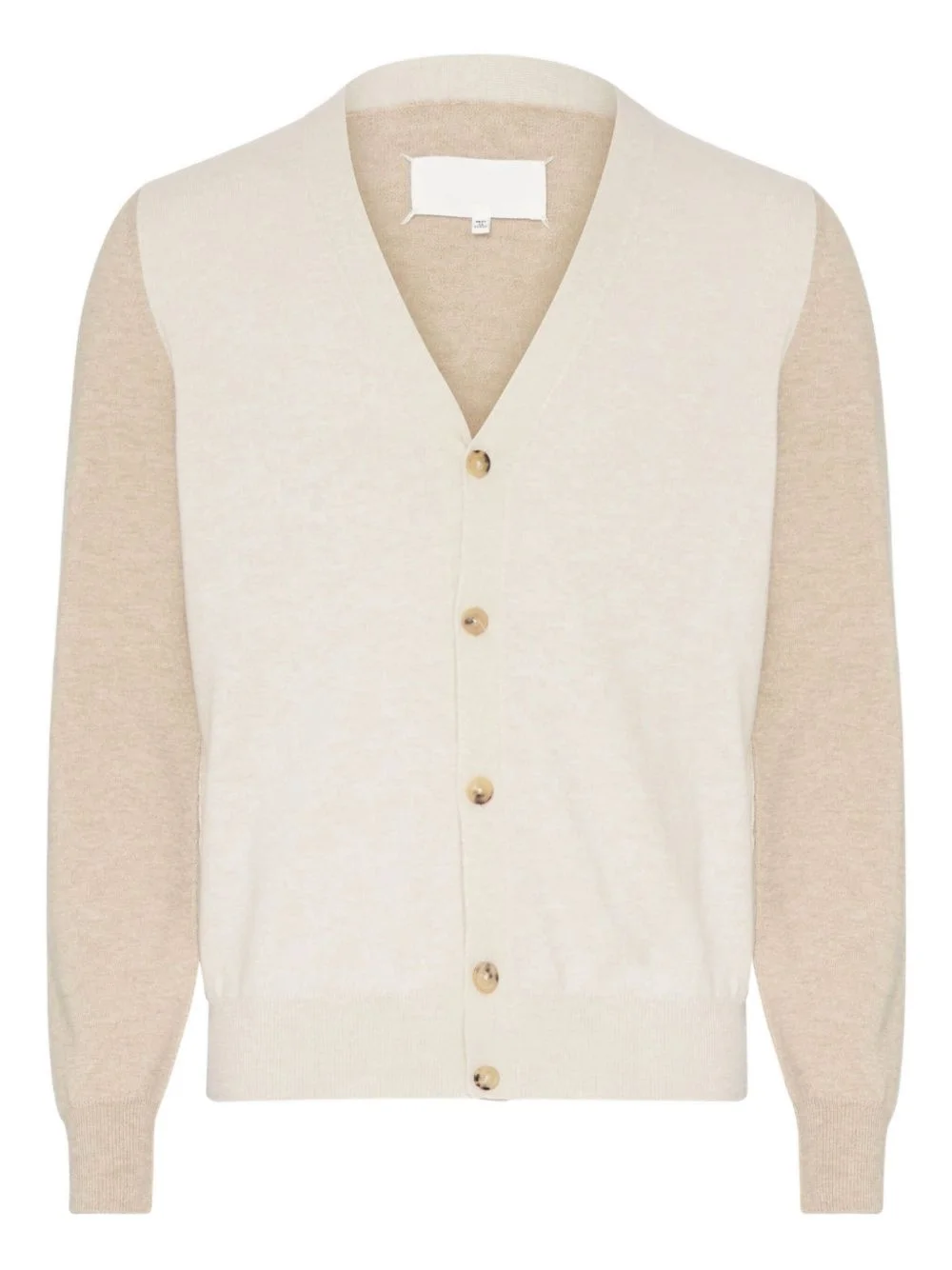 elbow-patch wool cardigan - 1