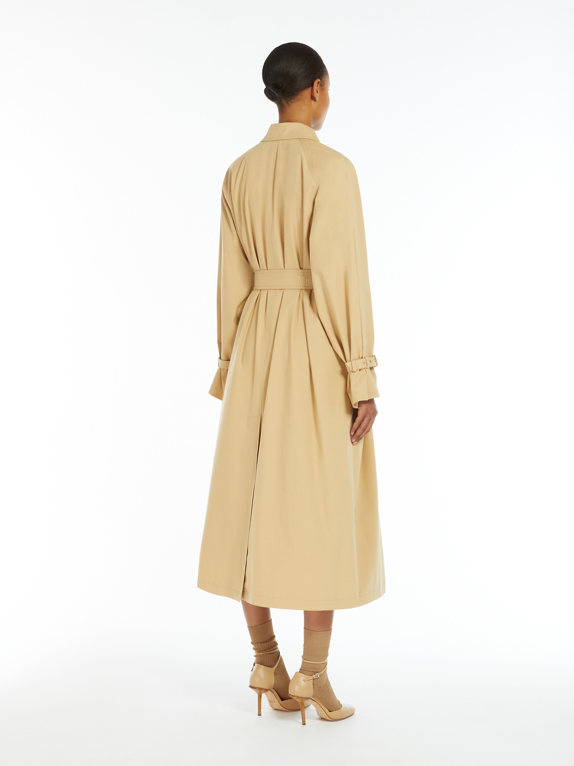 MEMO Oversized trench coat in water-repellent canvas - 4