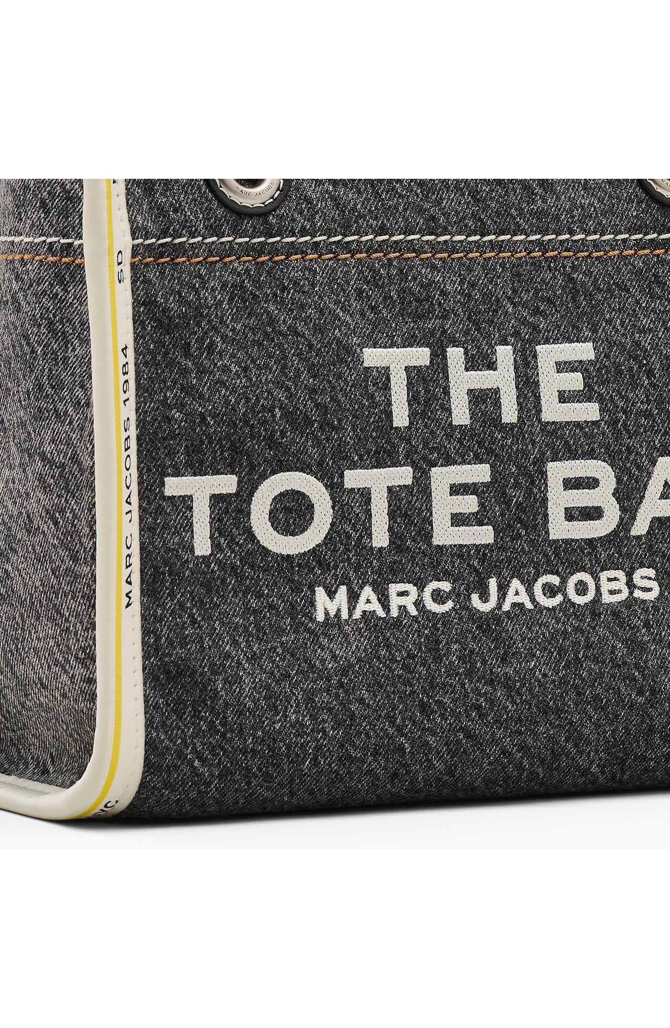 Marc Jacobs The Small Denim Tote in Black Wash at Nordstrom - 7