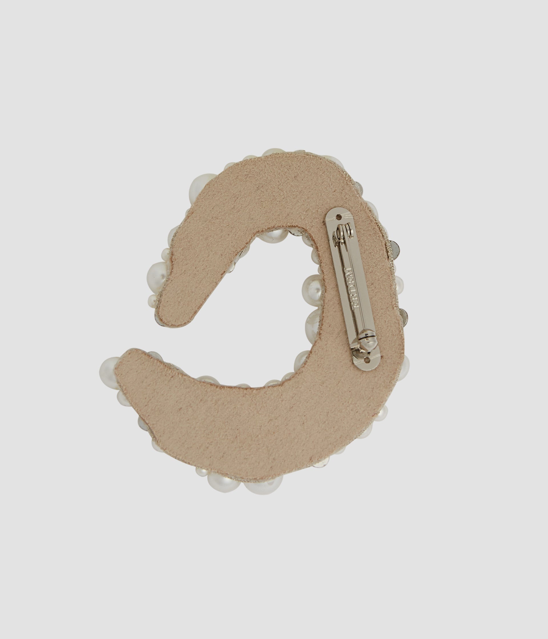 PEARL ALPHABET BROOCH O - 3