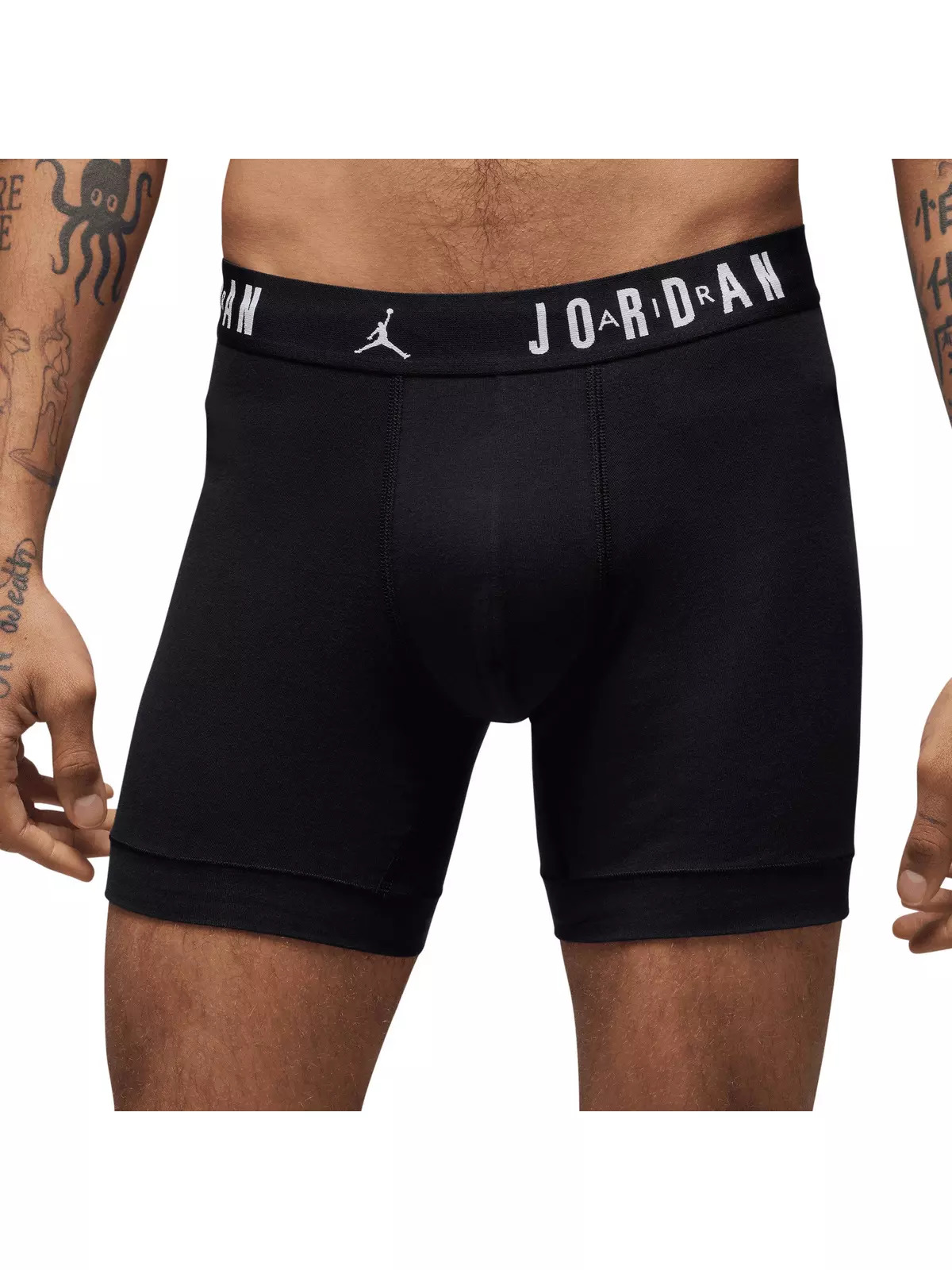 Men's Flight Cotton Core 3-Pack Boxer Brief -Blue/Black/Grey - 3