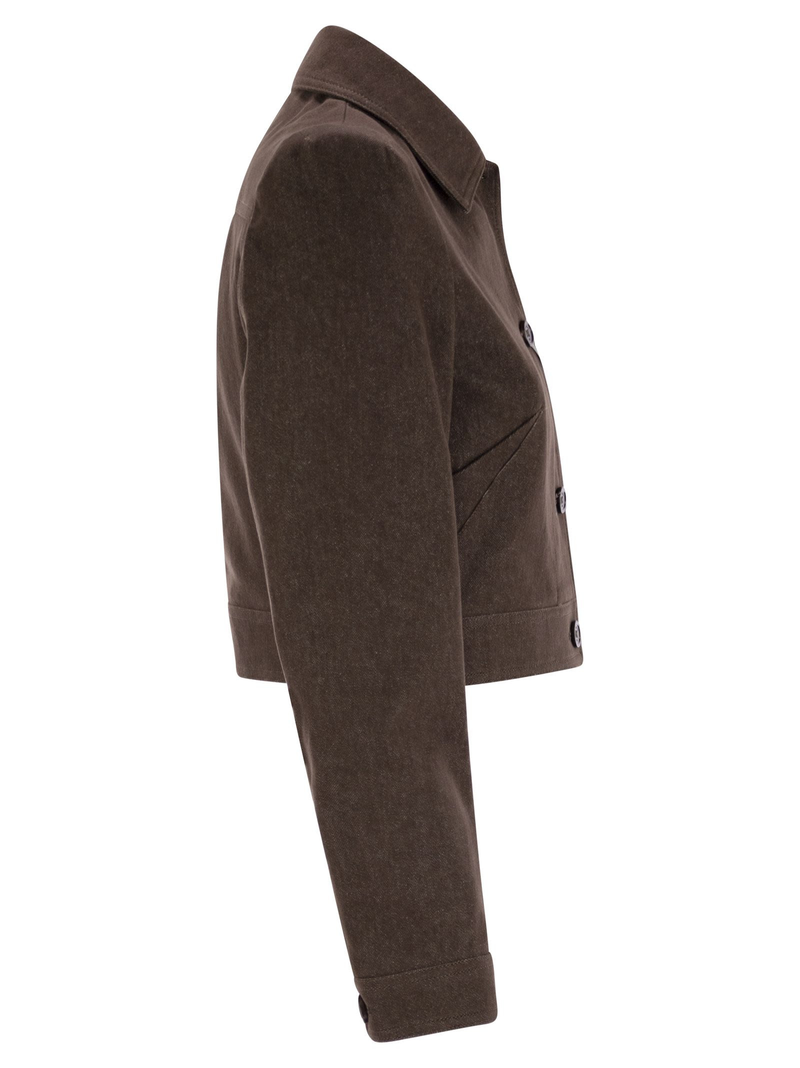 Maxmara Women Carpa - Denim-Effect Crop Jacket - 3