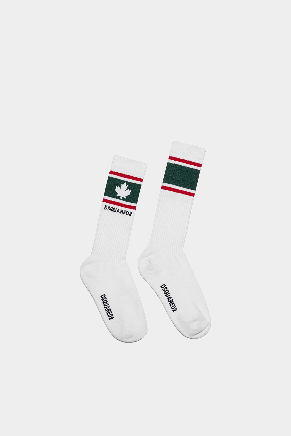 DSQUARED2 LEAF MID-CREW SOCKS - 1