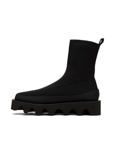 ISSEY MIYAKE Black United Nude Edition Bounce Fit Boots outlook