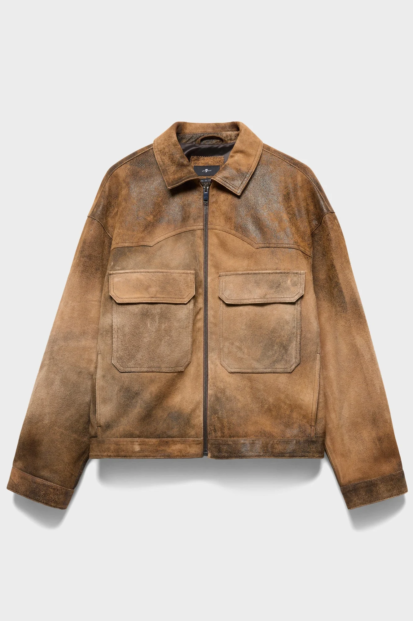 AVIATOR JACKET in Suede - 1