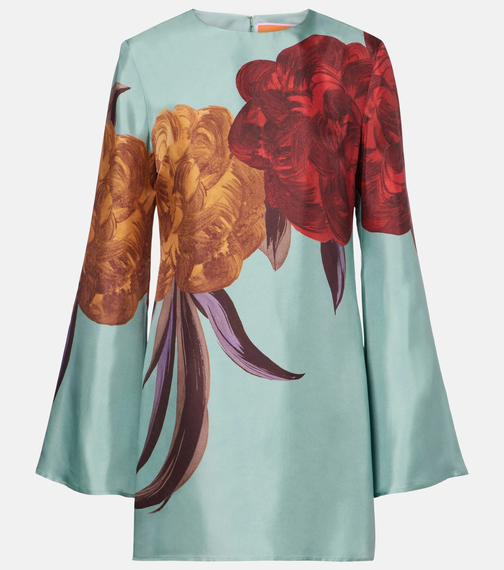 Supremes Swing floral silk minidress - 1