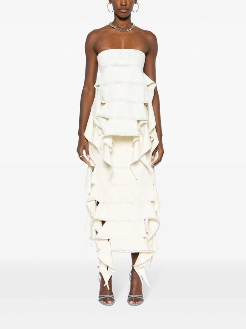 Y/Project denim midi skirt outlook