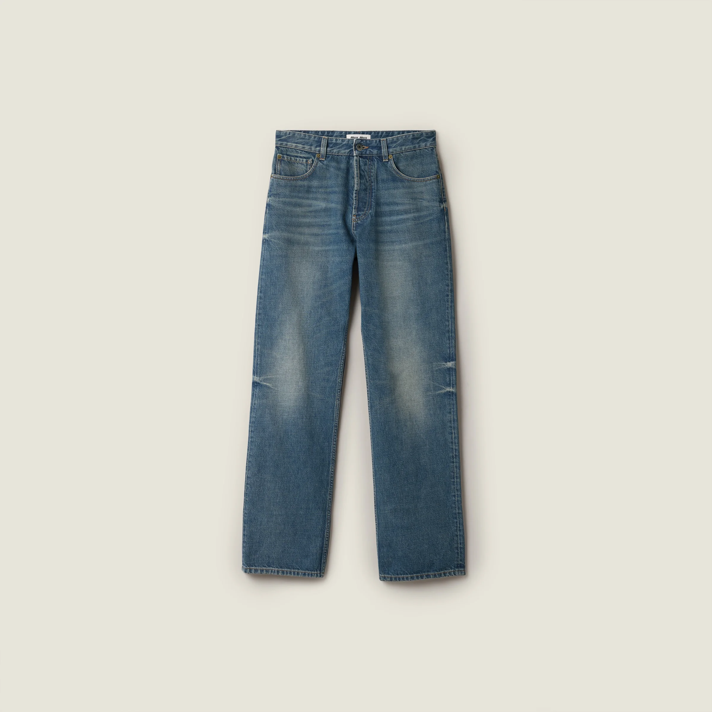 Five-pocket denim jeans - 1