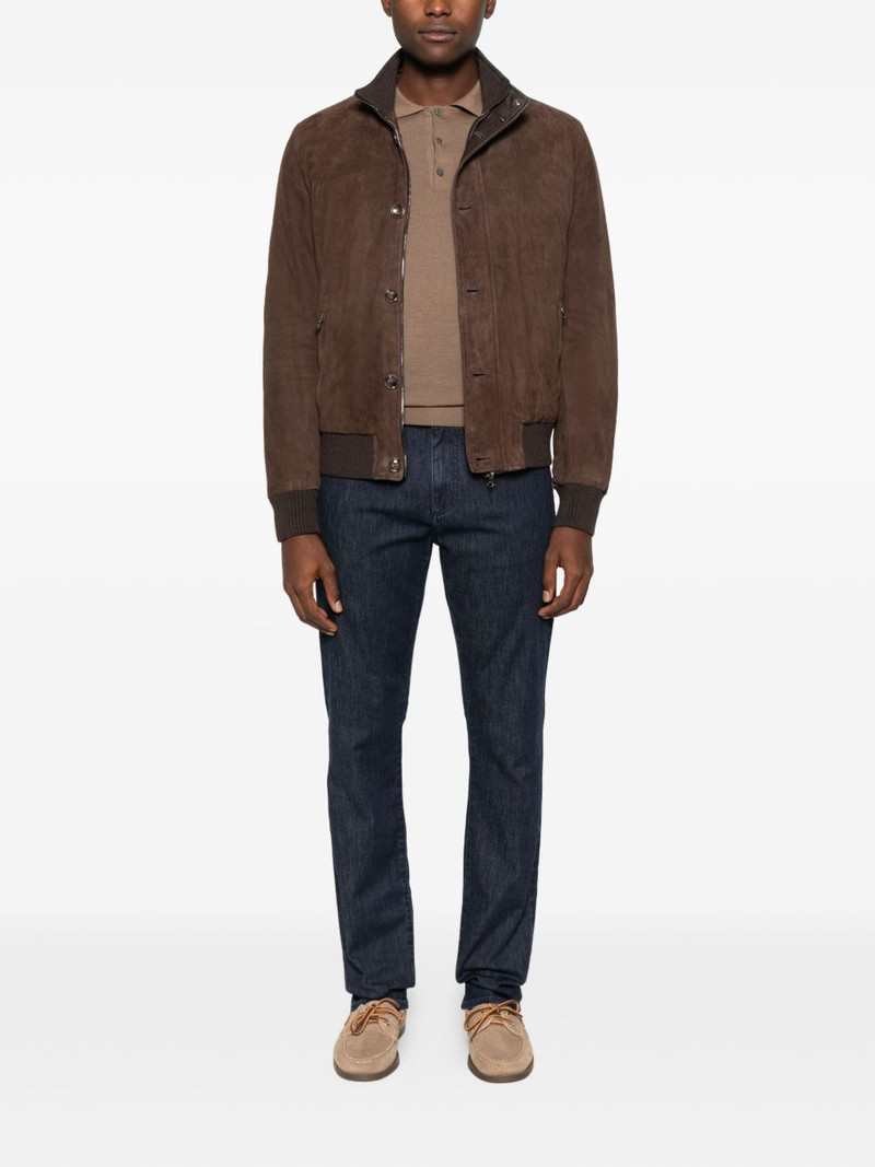 Canali cotton-blend jeans outlook