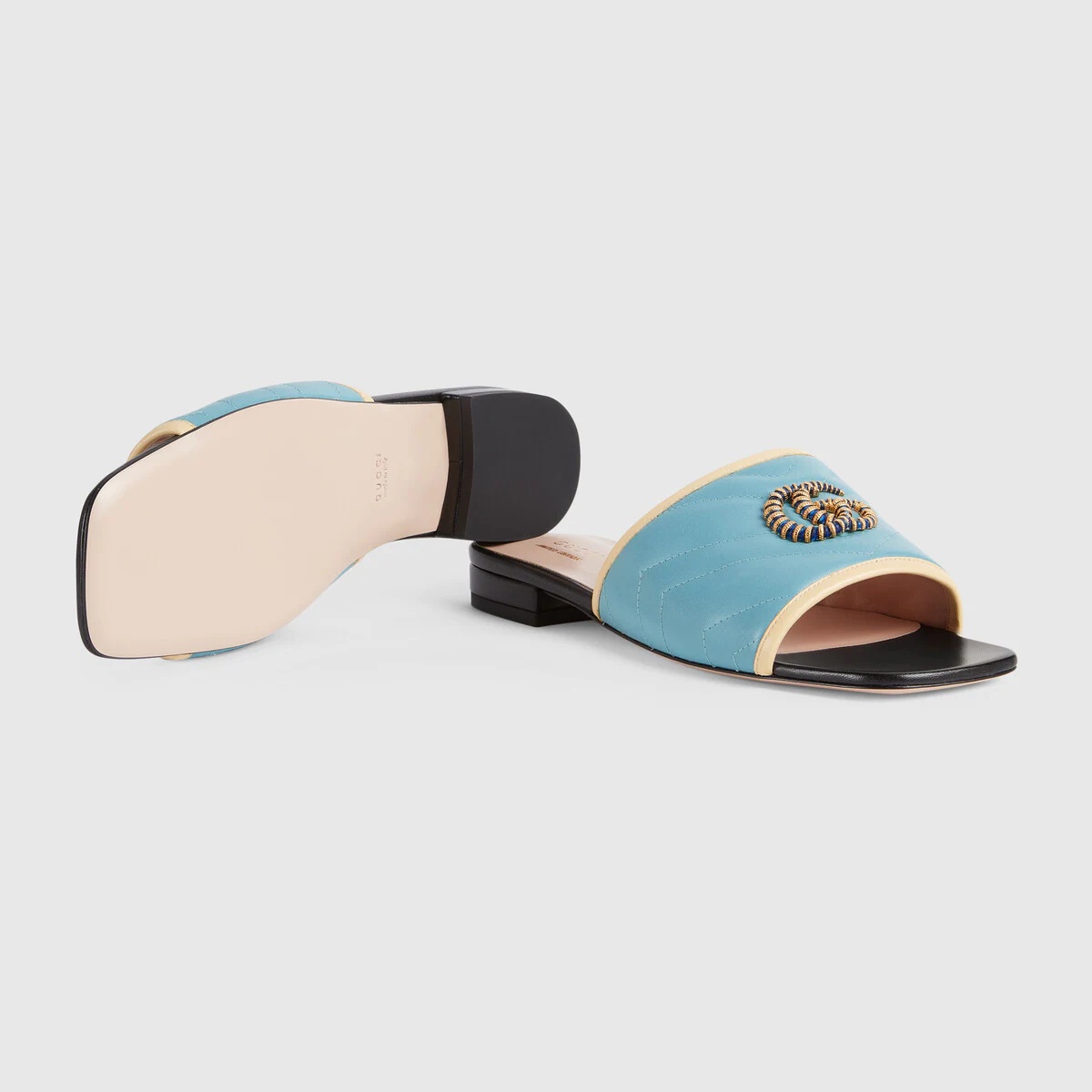 Online Exclusive sandal with Double G - 5