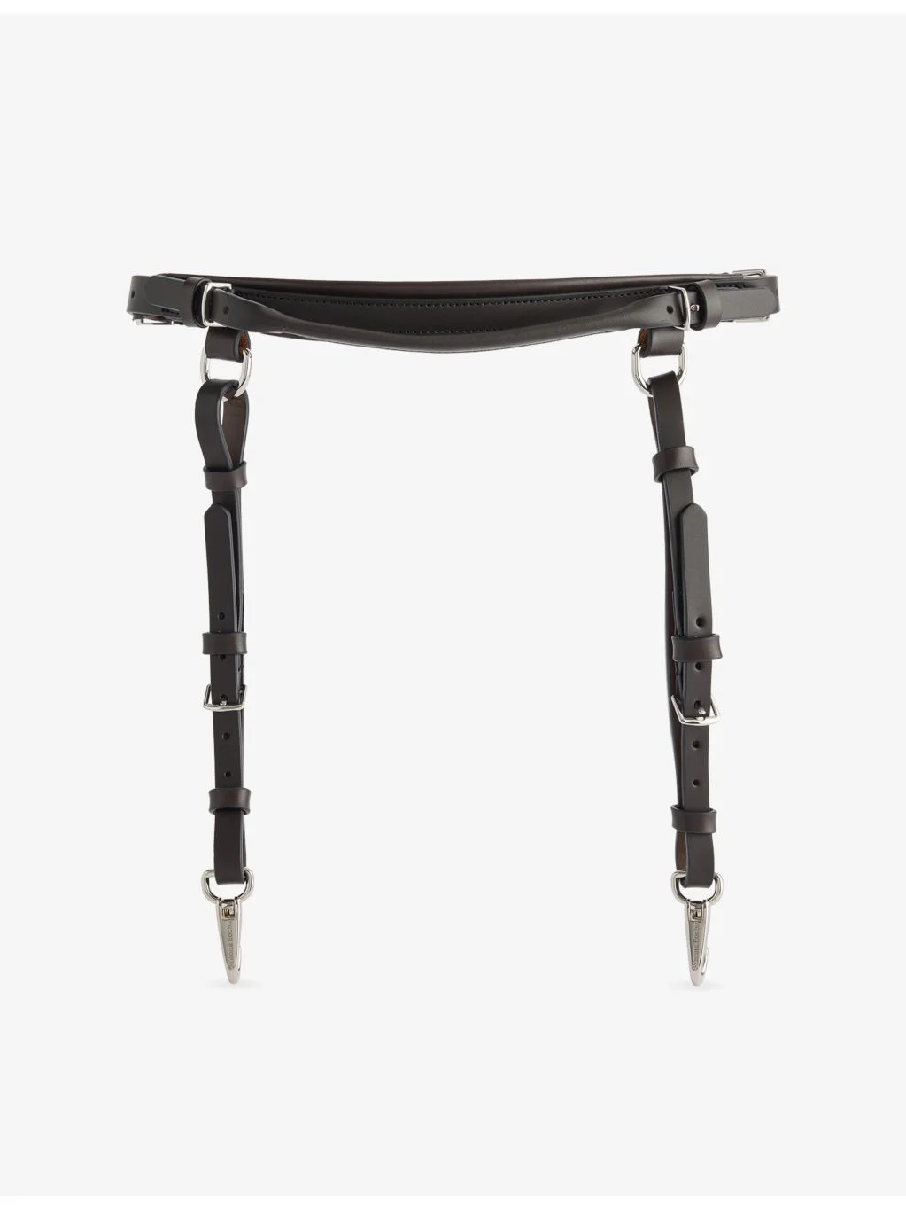 Tassle-Trim Leather Belt - 1