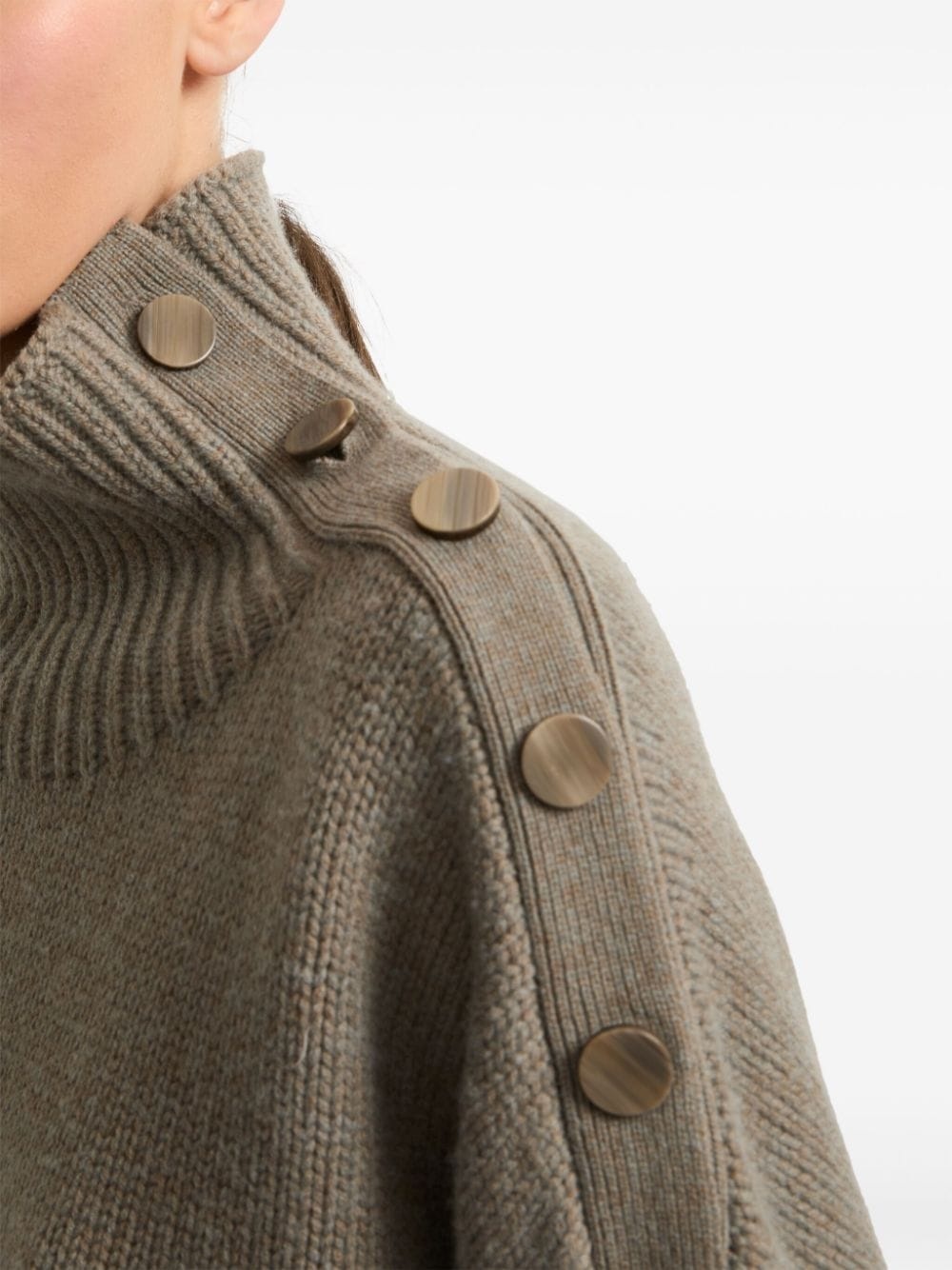 button-up shoulder jumper - 5