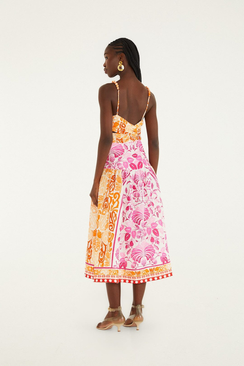 Off-White Santorini Euroflax Premium Linen Midi Dress 3