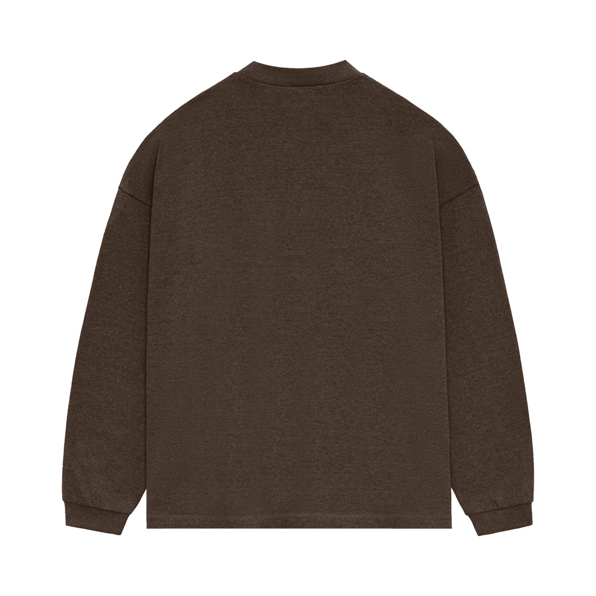 Fear of God Essentials Long-Sleeve Tee 'Heather Wood' - 2