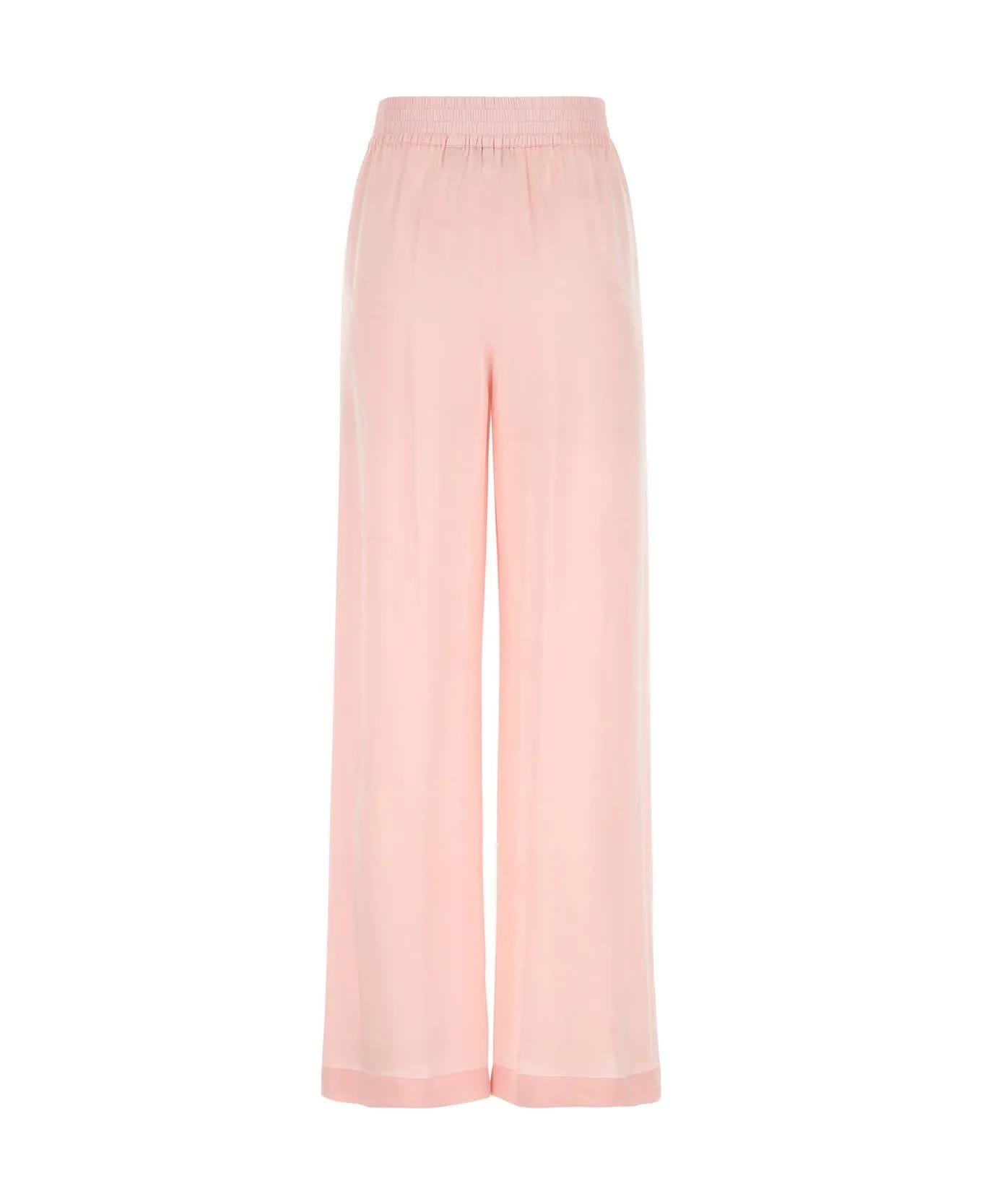 Pastel Pink Satin Pyjama Pant - 3