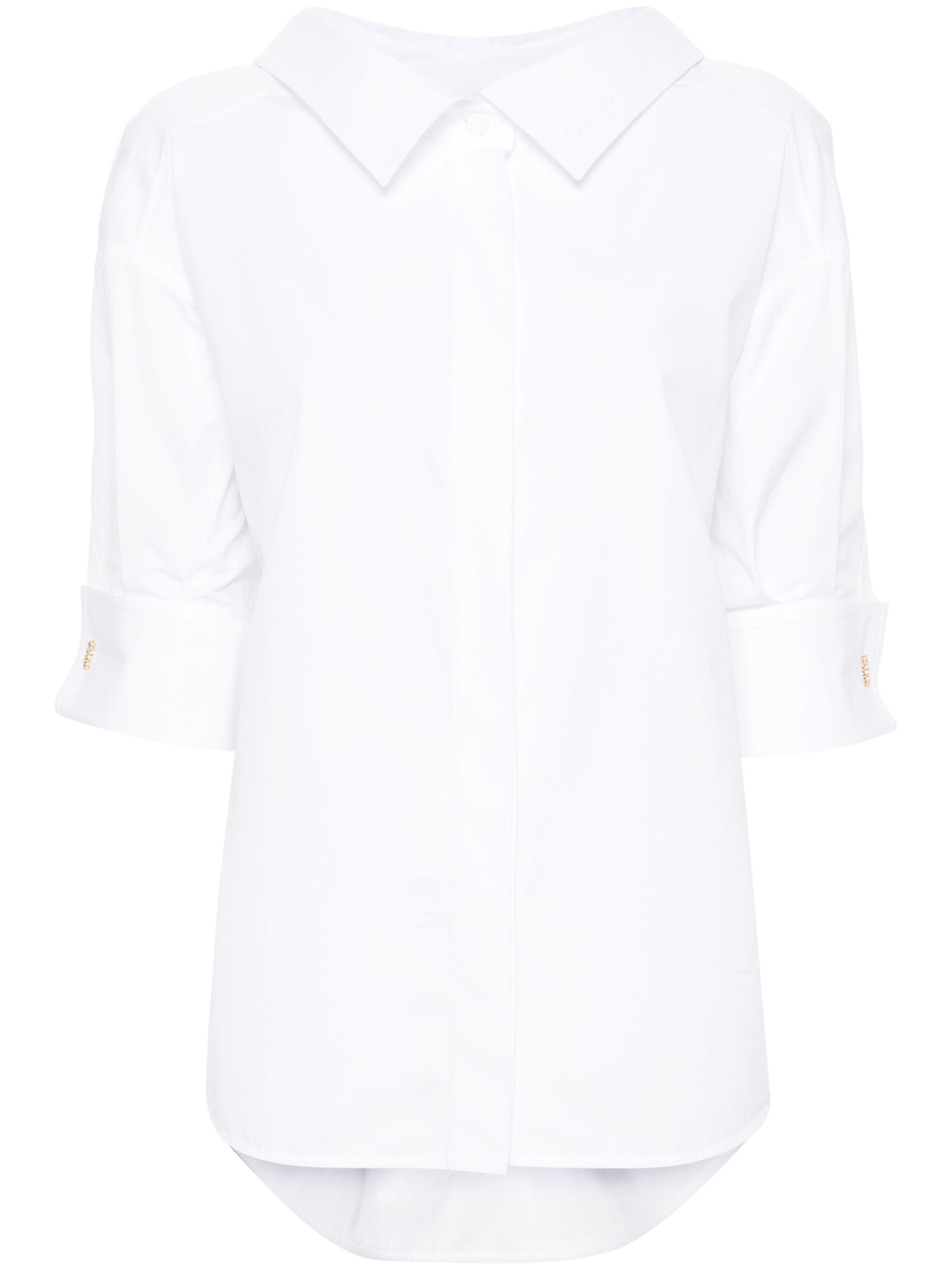 White Heavy Cotton Shirt - 1