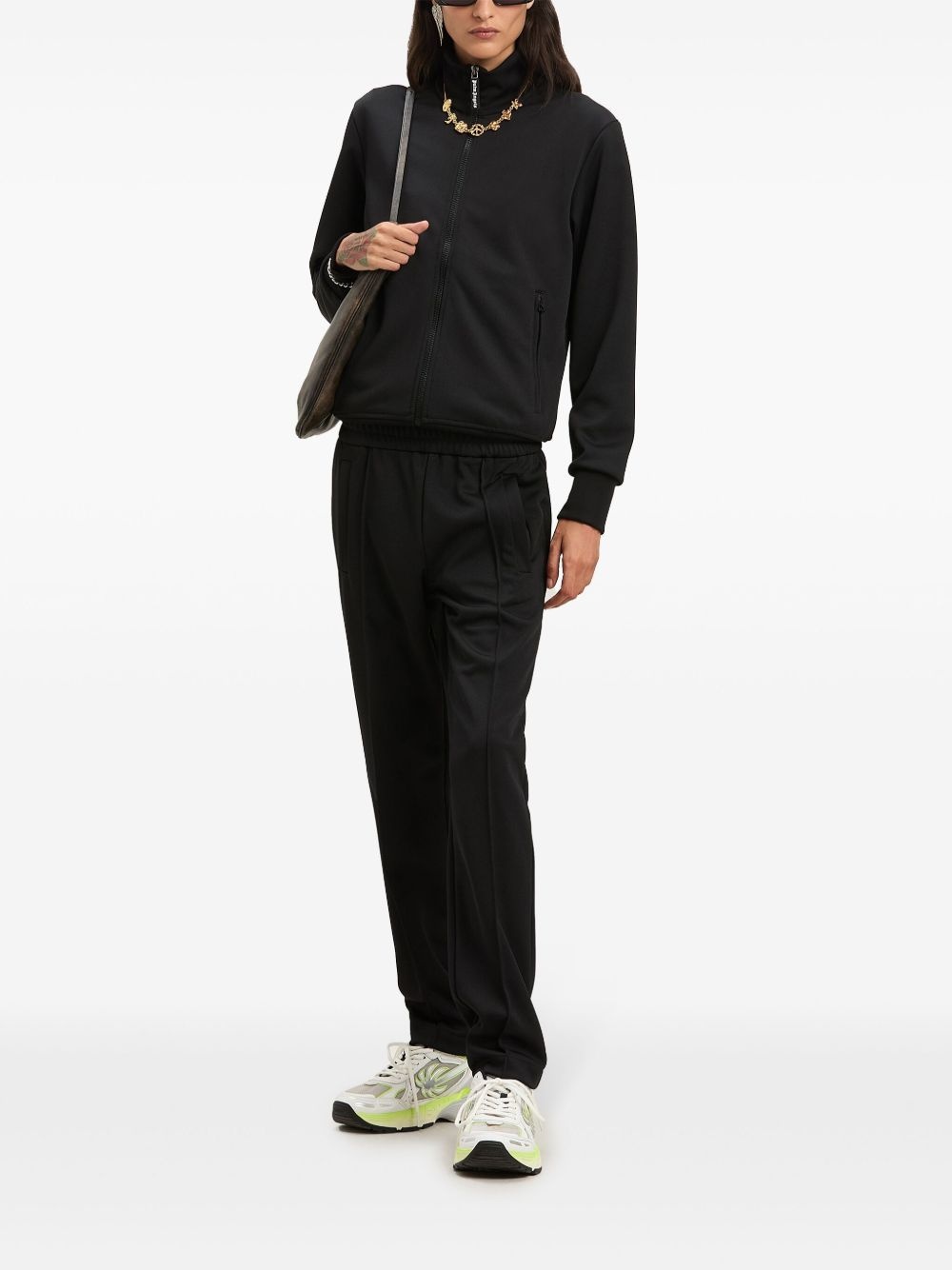 logo-print track jacket - 2