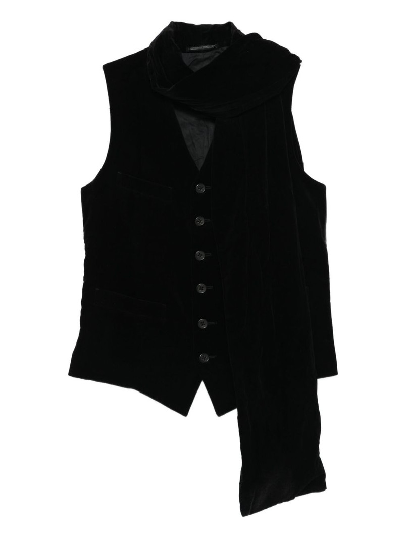 velvet-finish vest 1
