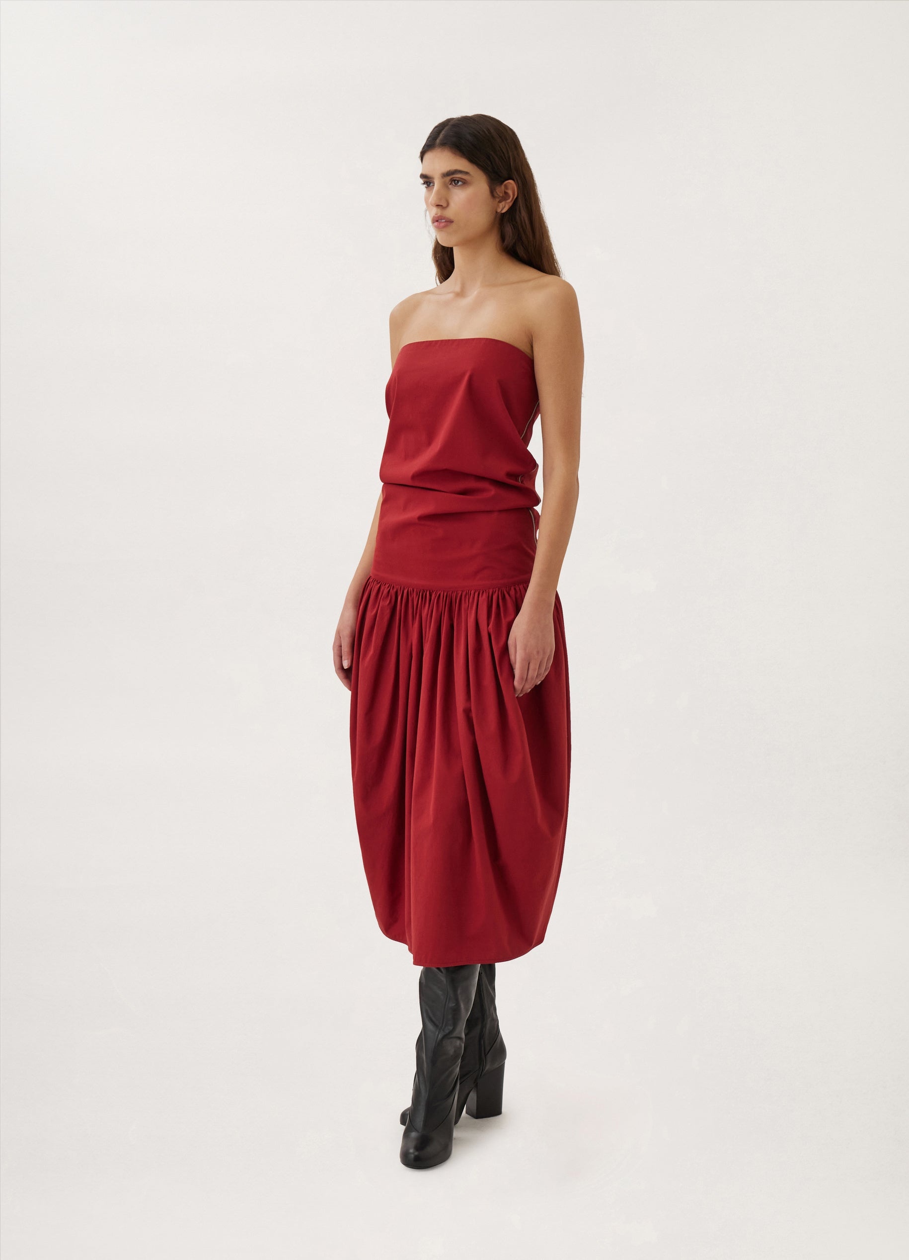 BUSTIER SKIRT
COTTON POPLIN - 6